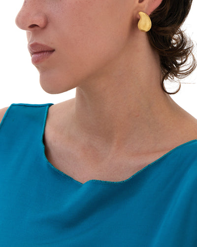 "Cachemire" gold mini earrings