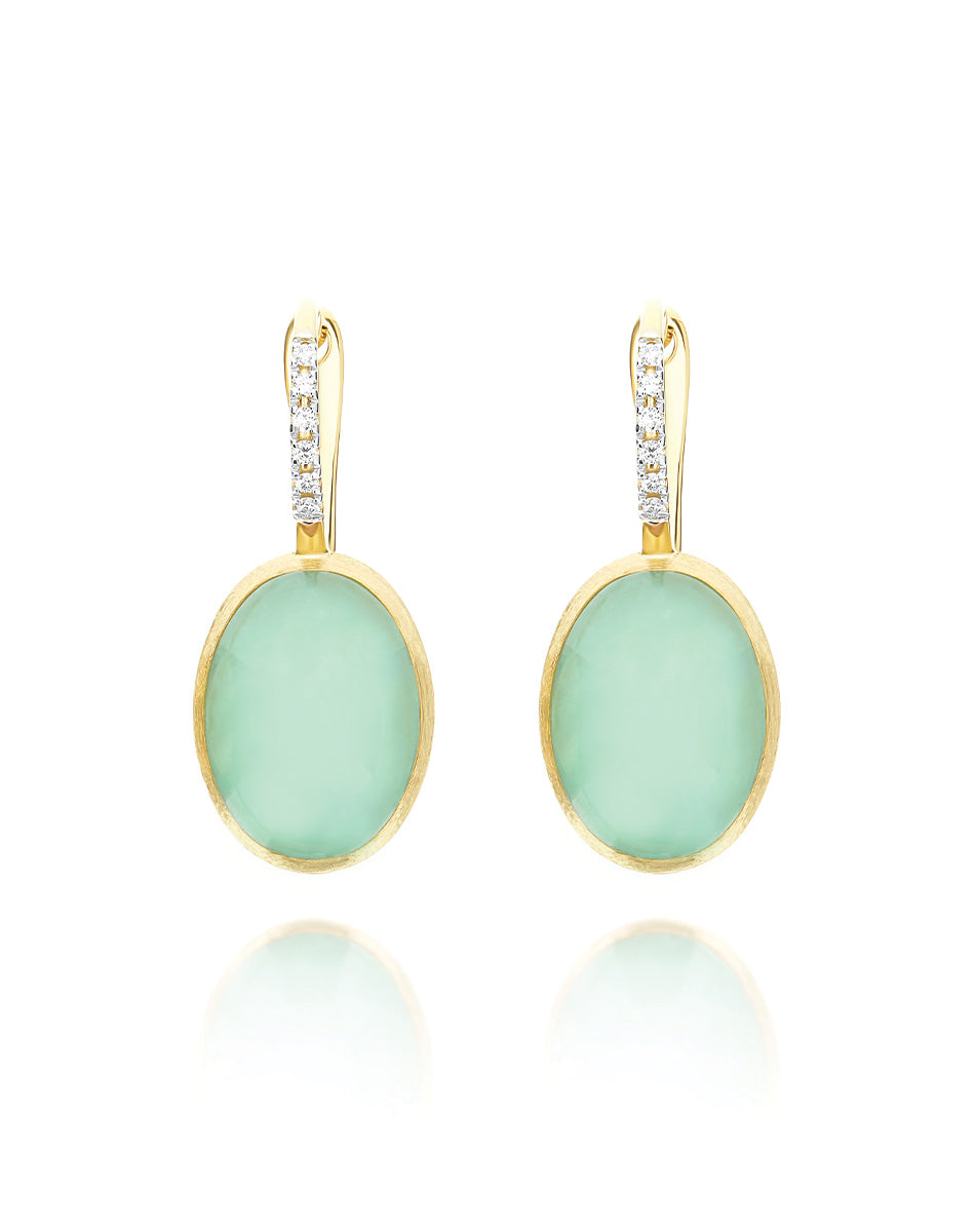 LES CLEIAS*貝殻メドウスチールピアス*送料込み* BOULES」CILIEGINEピアス LATTEMENTA：彫入りゴールド
