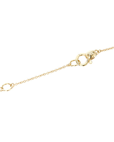 "tourmalines" gold, diamonds and green tourmaline necklace (small pendant)