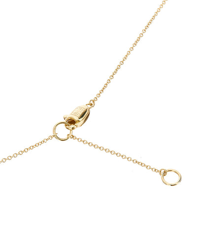 "azure" gold, diamonds and aquamarine tiny pendant