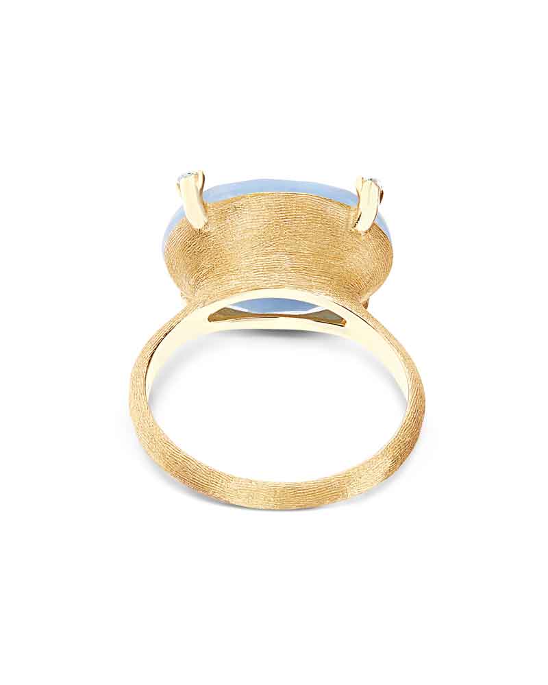 "ipanema" gold, aquamarine and diamonds ring