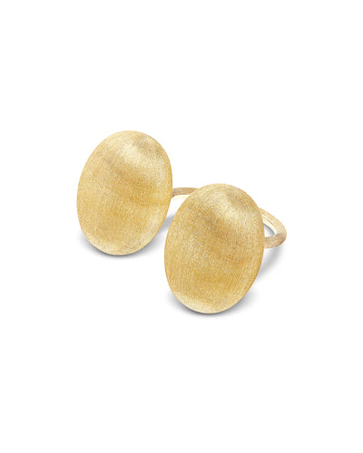 Anello iconico "BUBBLE" con boules in oro (grande)