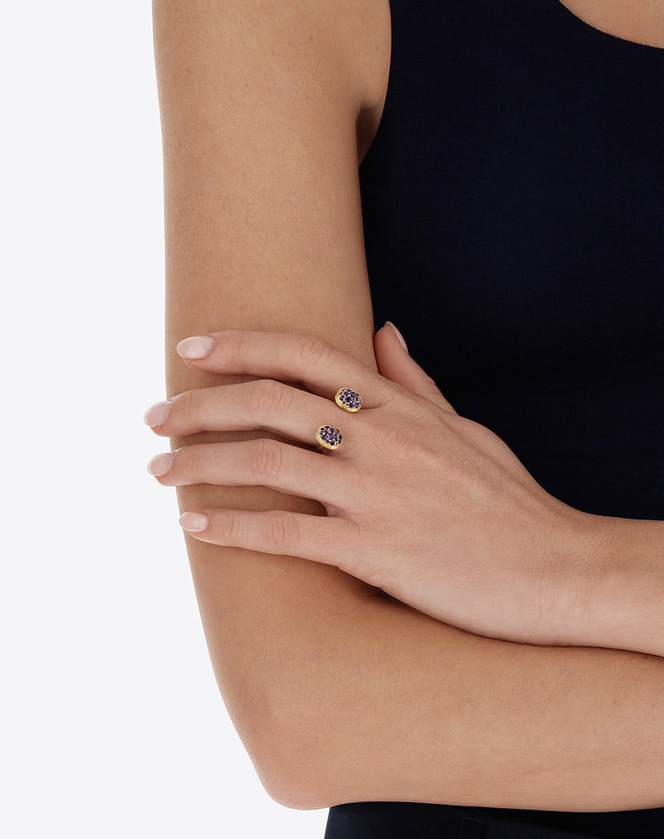 Anello Bubble Boules Violetta (piccolo)