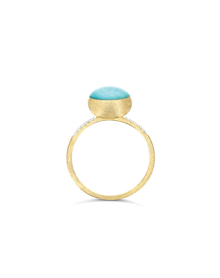 BOULES」リング ANICE：彫入りゴールド、ダイヤモンド、ロック