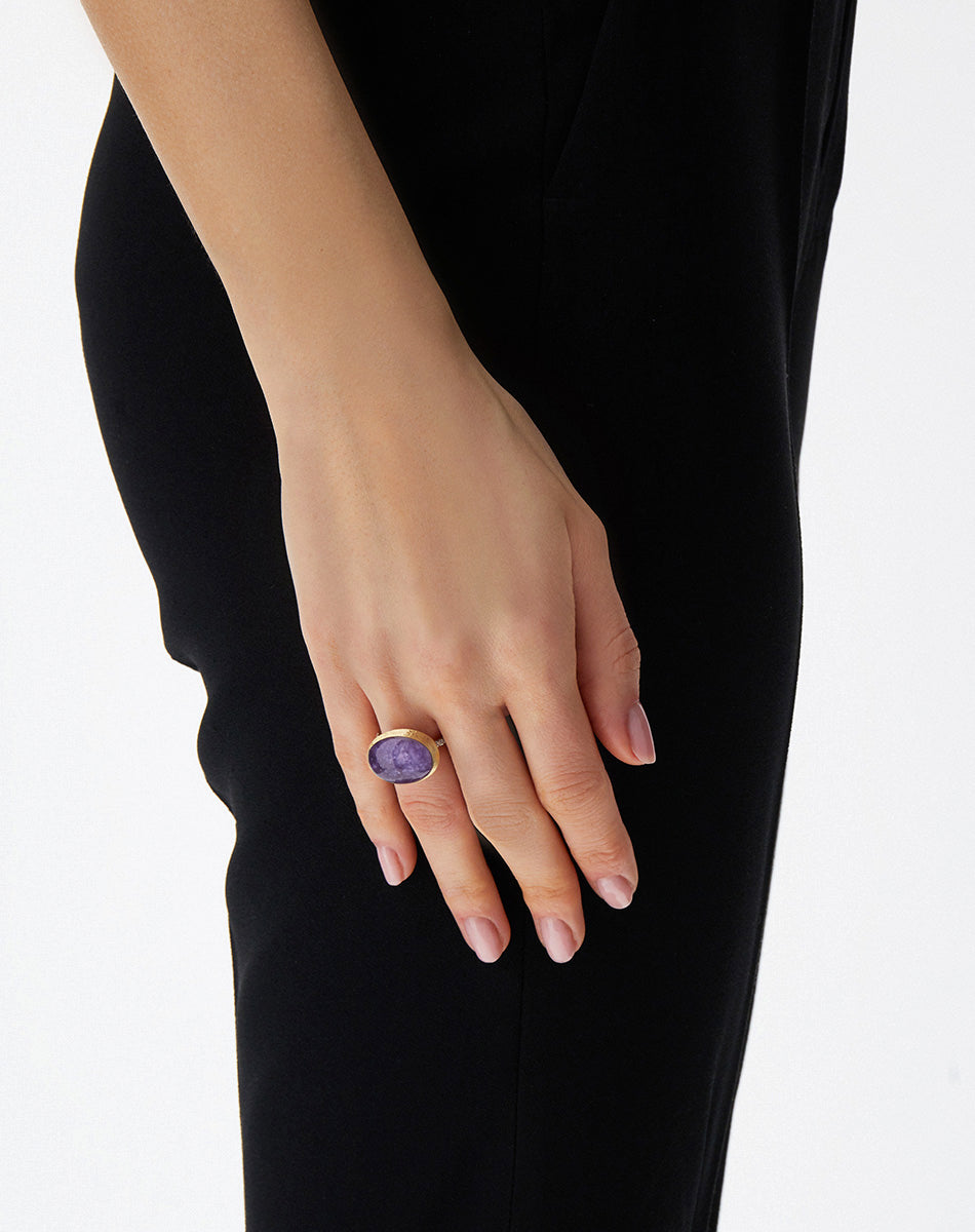 Anello Boules Violetta (grande)