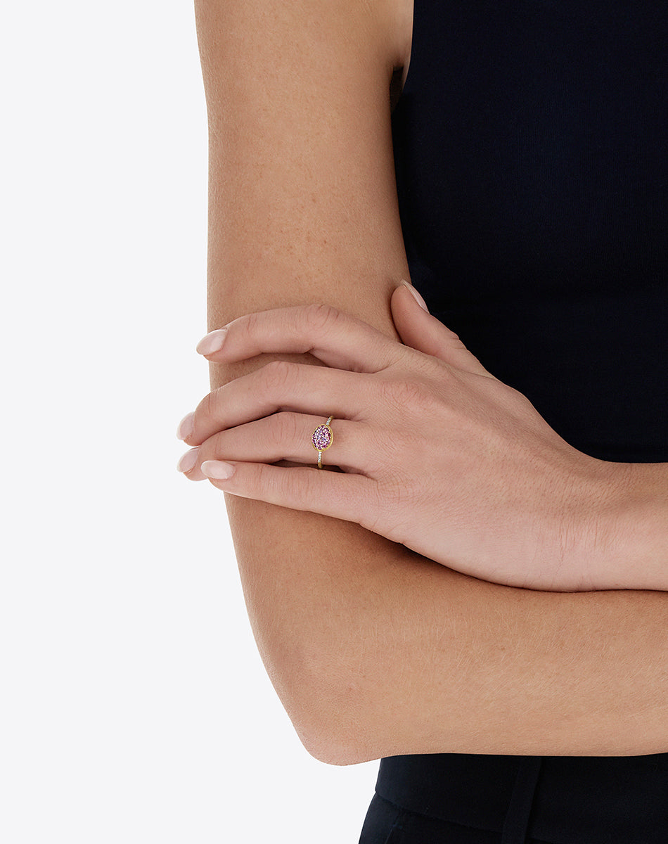 Anello Boules Rosolio (piccolo)