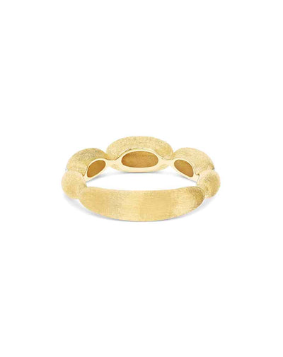 "Diva" gold boules and diamonds ring