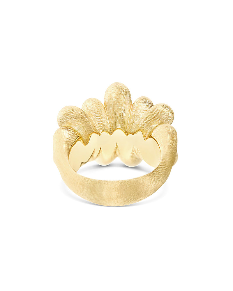 "trasformista" gold drops and diamonds ring