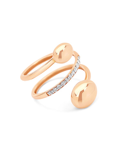 Ring "DANCING ÉLITE" aus roségold