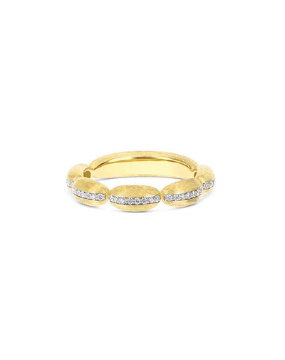 Ring “Diva” mit Boules in Gold und Diamanten