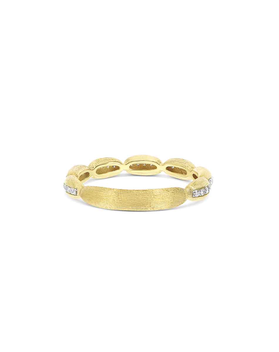 Ring “Diva” mit Boules in Gold und Diamanten