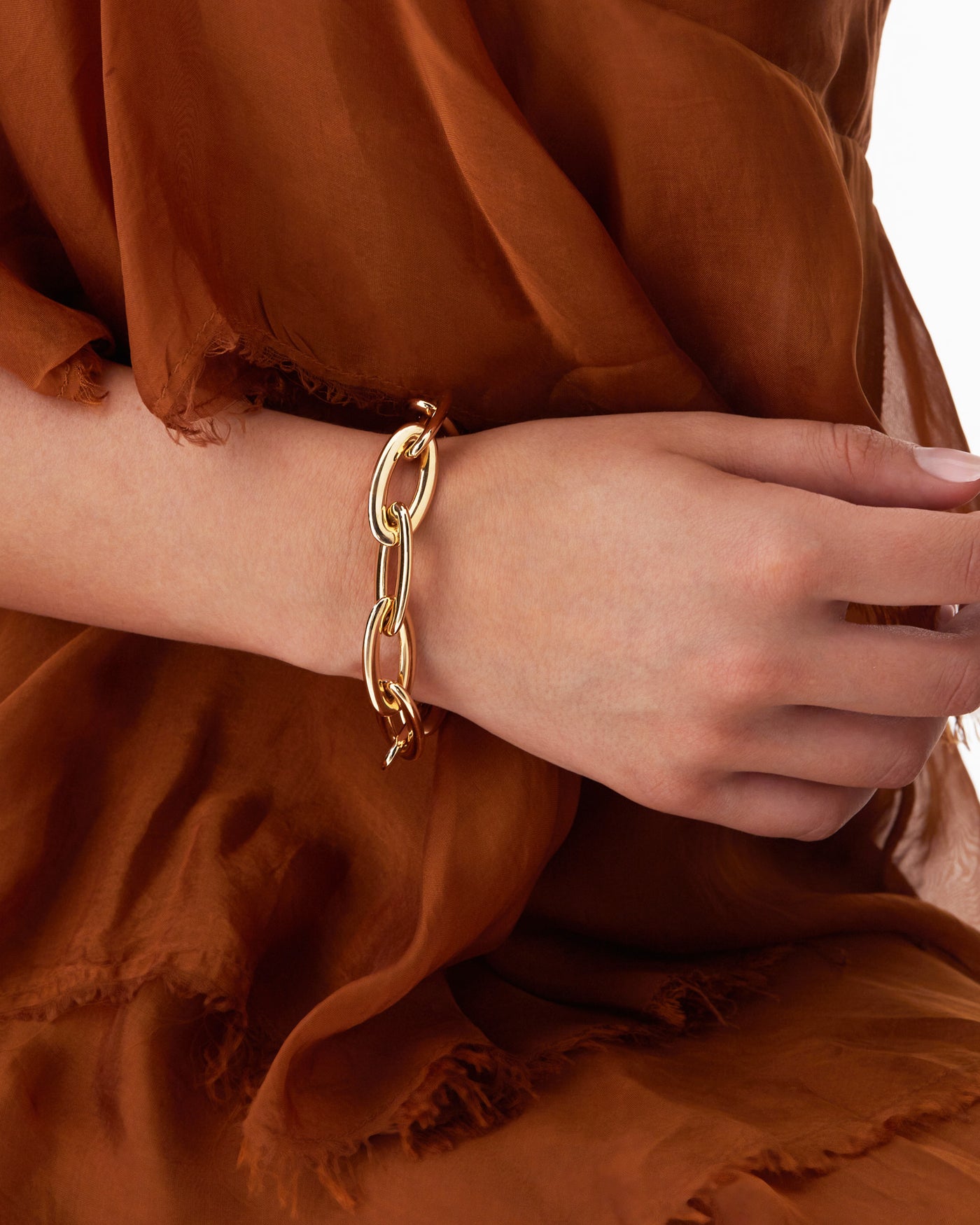 Armband „LIBERA ICON“ mit Kette aus Roségold