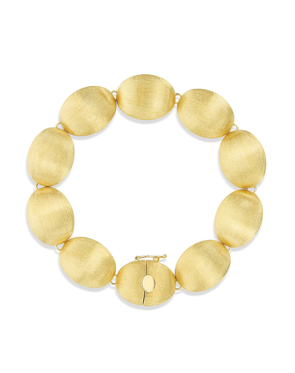 Lattementa “Muse” double-sided beaded bracelet in engraved gold, jadeite and rock crystal (medium)