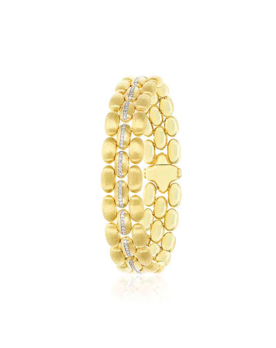 Statement Armband “Diva” in Gold und Diamanten