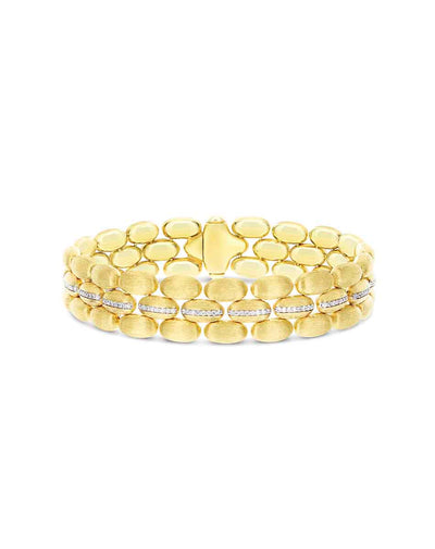 Statement Armband “Diva” in Gold und Diamanten