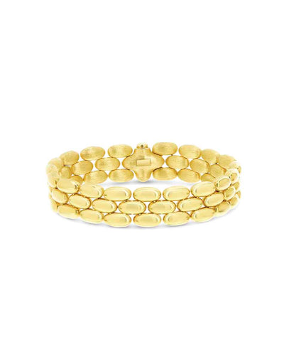 "Diva" gold and diamonds statement bracelet