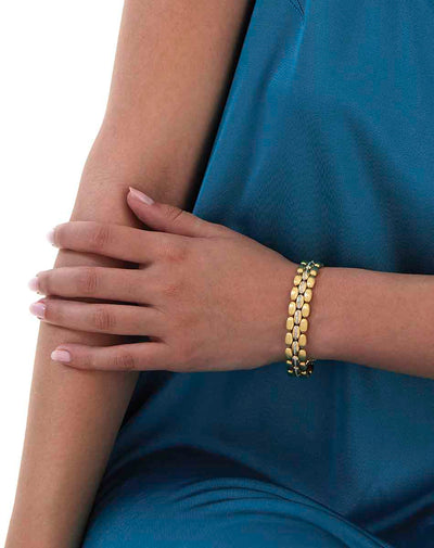 Statement Armband “Diva” in Gold und Diamanten