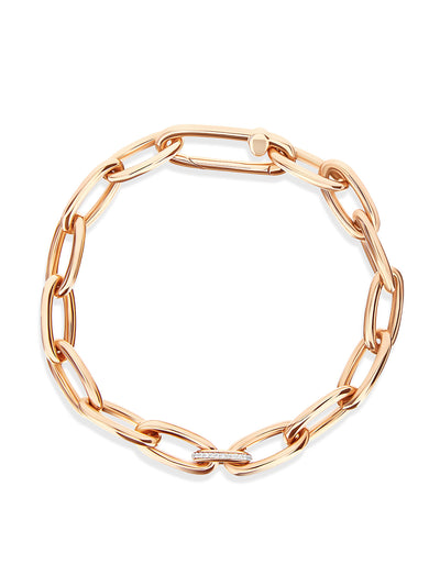 Armband “Libera” mit Kette aus Roségold und Diamanten