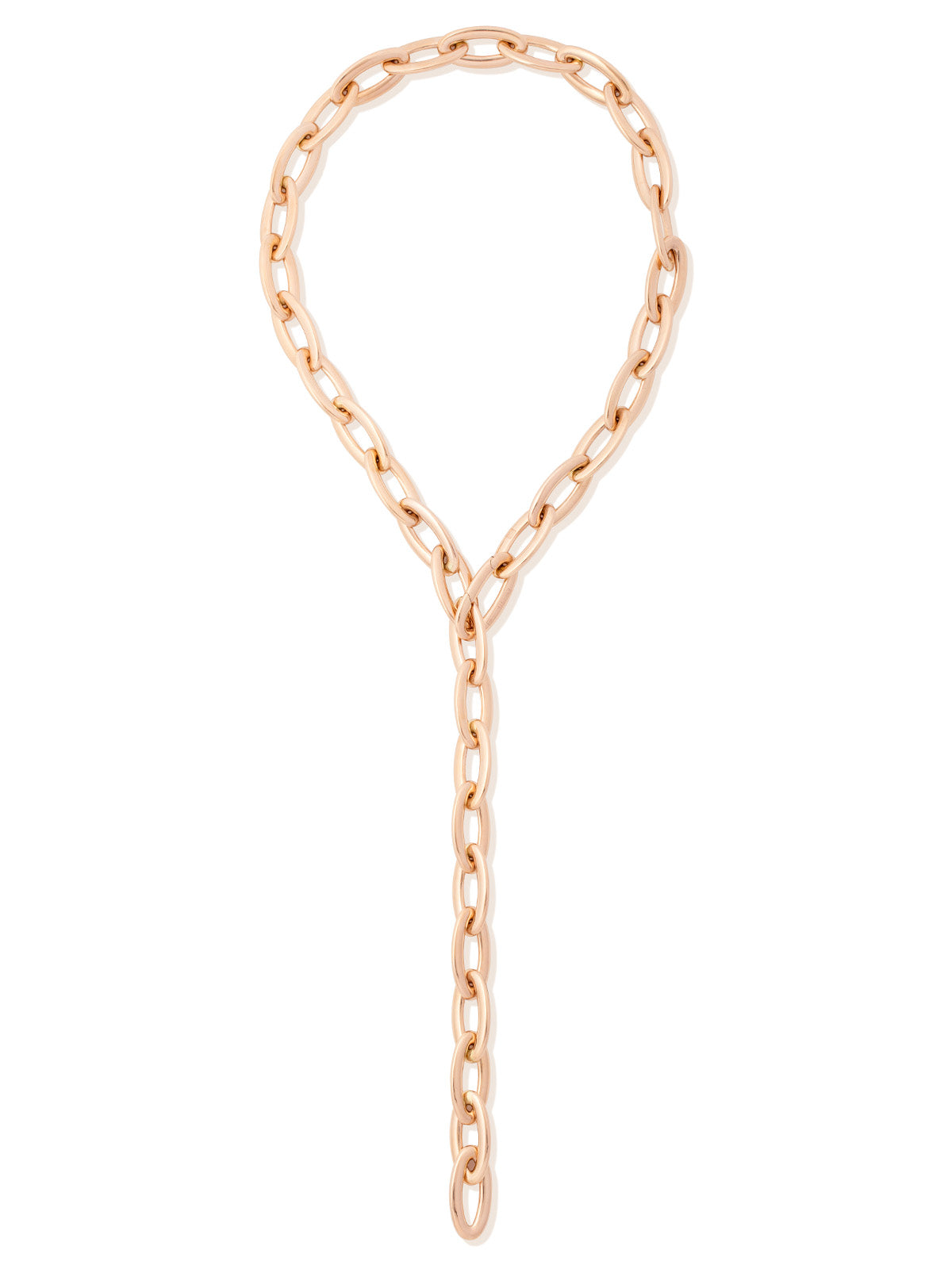 Collana statement "LIBERA ICON" con catena in oro rosa