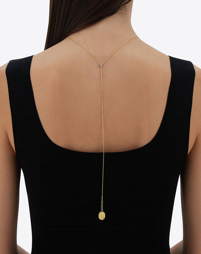 "CANDLE" gold and diamonds charming pendant