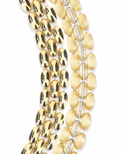 Statement Halskette “Diva” in Gold und Diamanten