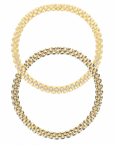 Collana statement "Diva" in oro e diamanti