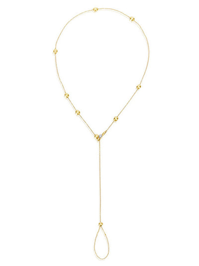 "soffio gitano" gold and diamonds bracelet and necklace