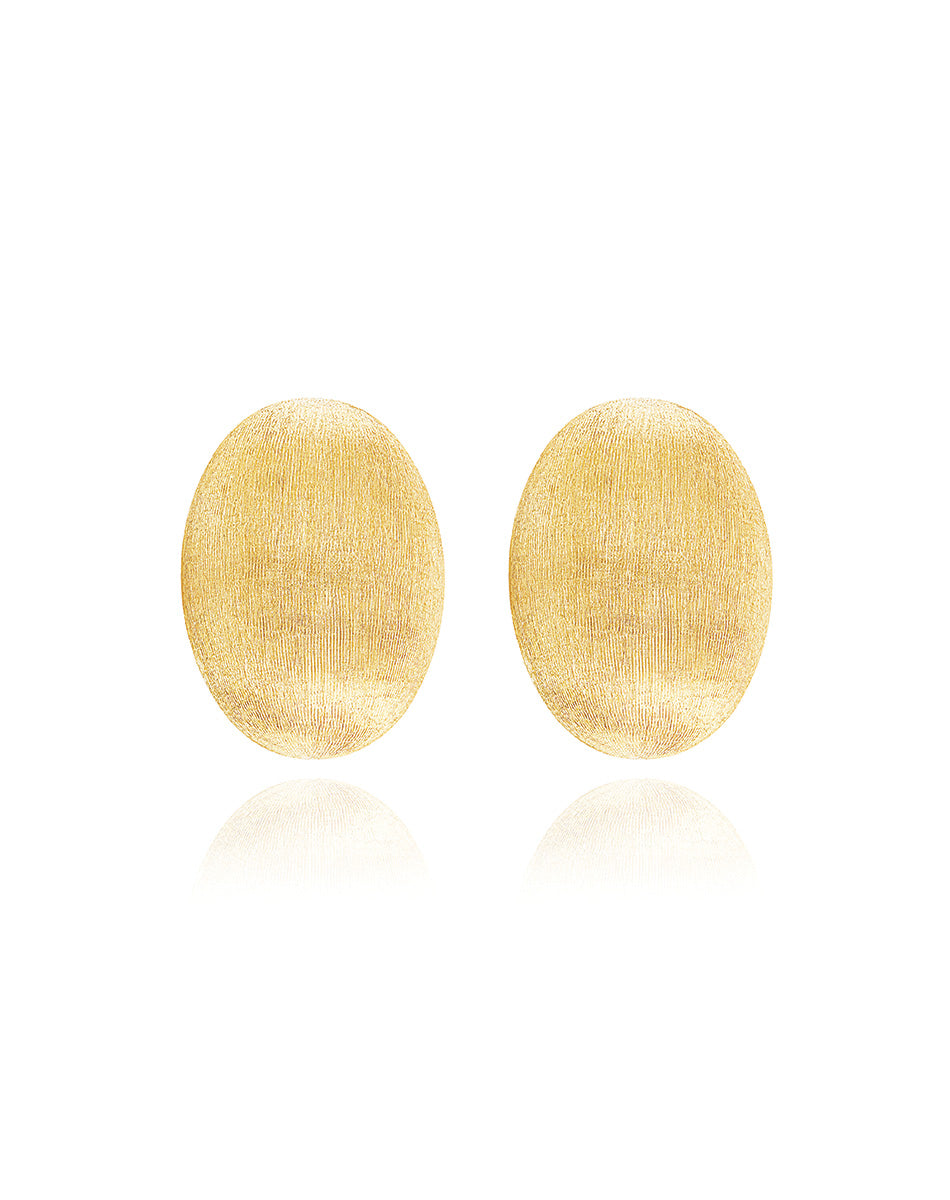 Nanis Orecchini di perle a lobo in oro "Muse" (grandi) – Nanis Italian Jewels