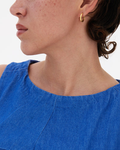 "libera" gold hoop earrings (large)