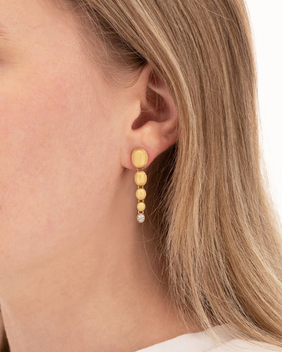 Ohrhänger "nuvolette" mit Degradé Boules aus gold und Diamanten
