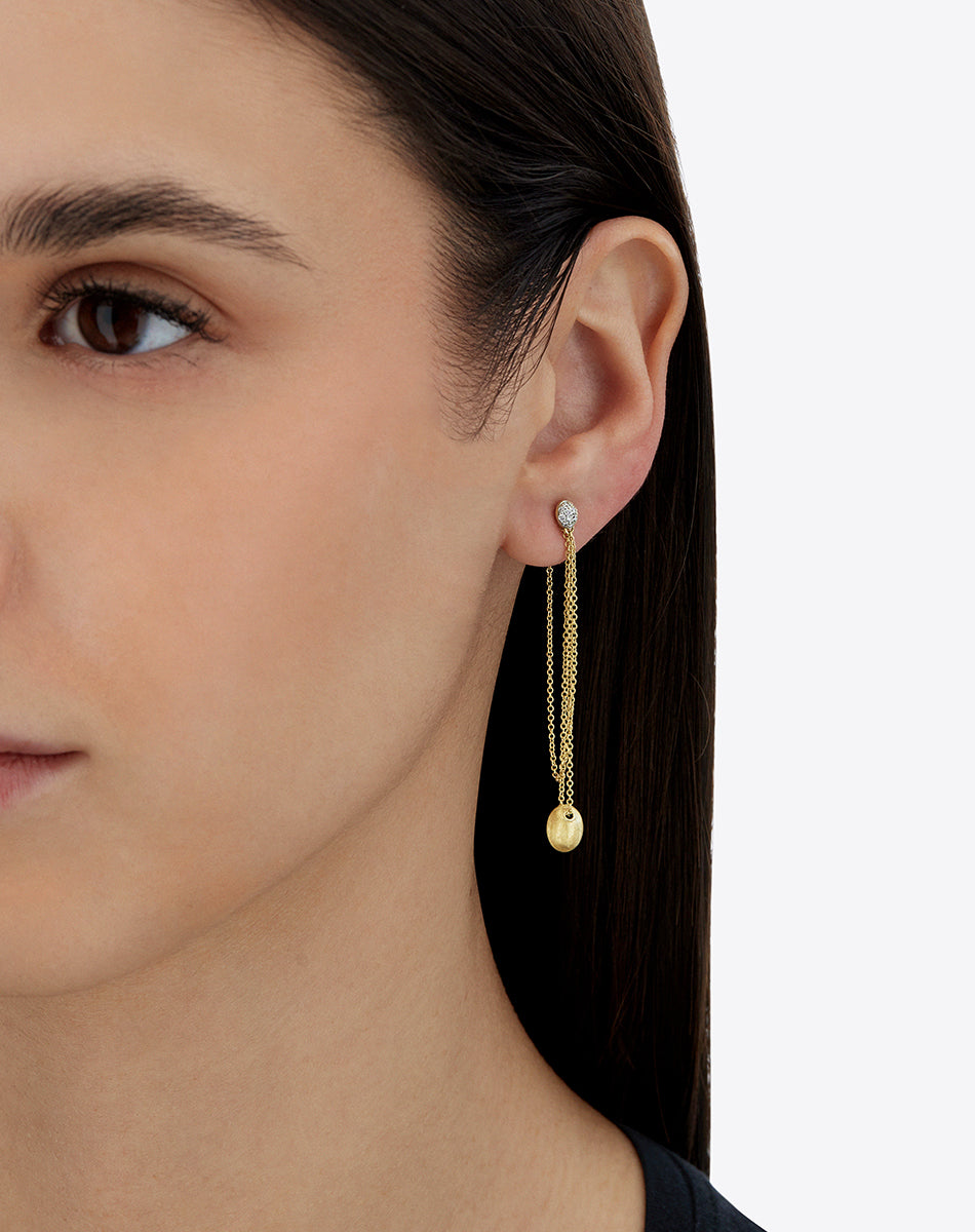 Lenue(レヌー)香りジュエリー☆アンバランスラウンドピアス Lenue(レヌー)香りジュエリー☆14kgold BIG CIRCLEピアス_2色