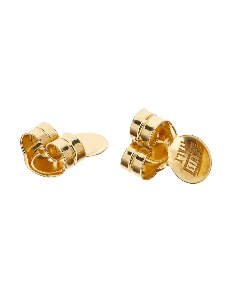 "Cachemire" gold and diamonds mini earrings