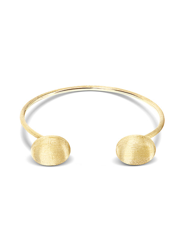 "bubble" gold bangle (small)