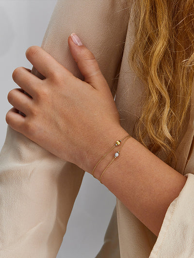 "élite" gold and diamonds essential bracelet