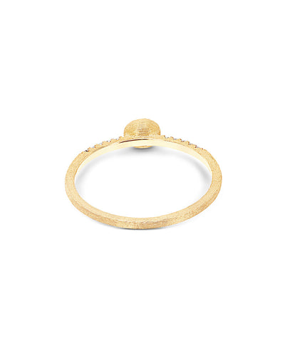 "Élite" diamonds and hand-enraved gold elegant engagement ring
