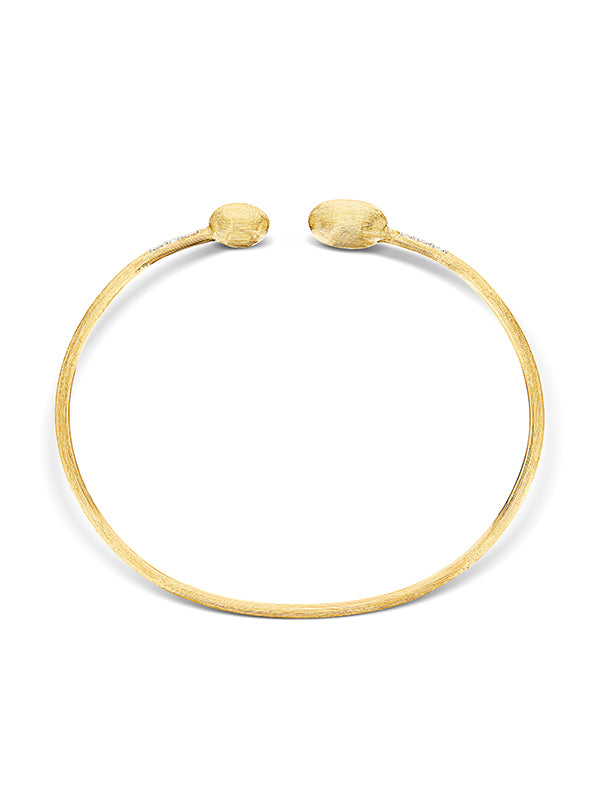 "dancing Élite" gold and diamonds handmade bangle