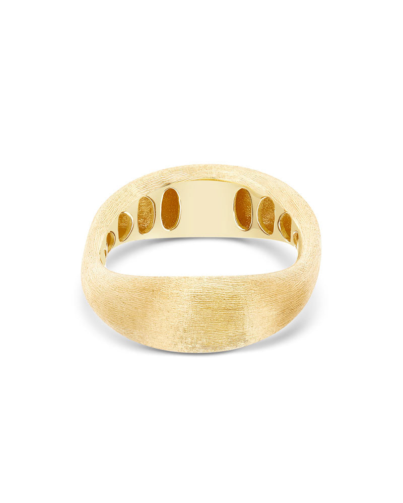 "trasformista" gold essential ring