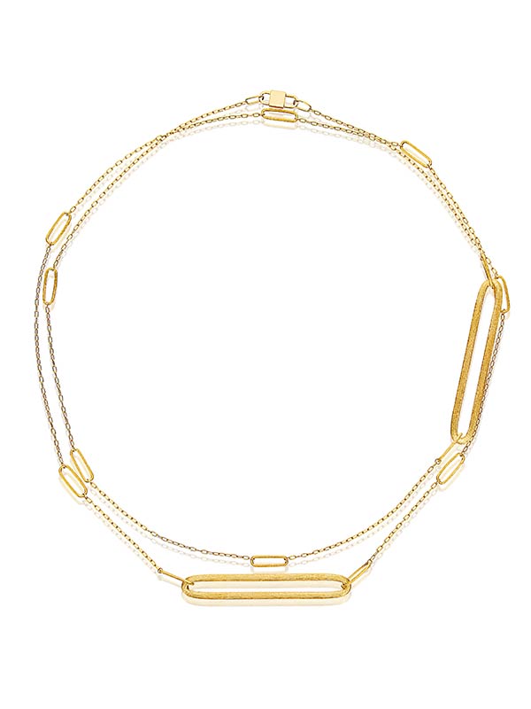 Collana chanel "LIBERA" con catena in oro lunga