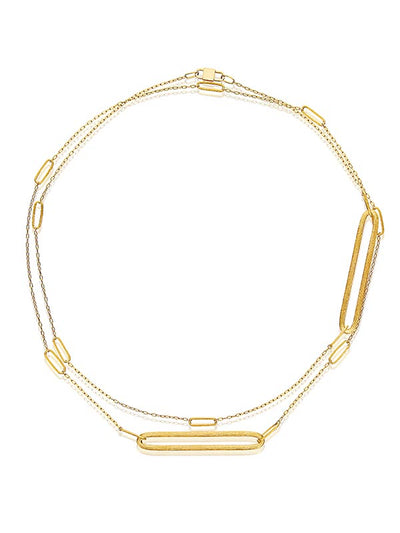 Collana chanel "LIBERA" con catena in oro lunga