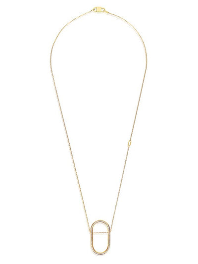 "libera" gold necklace pendant chain 