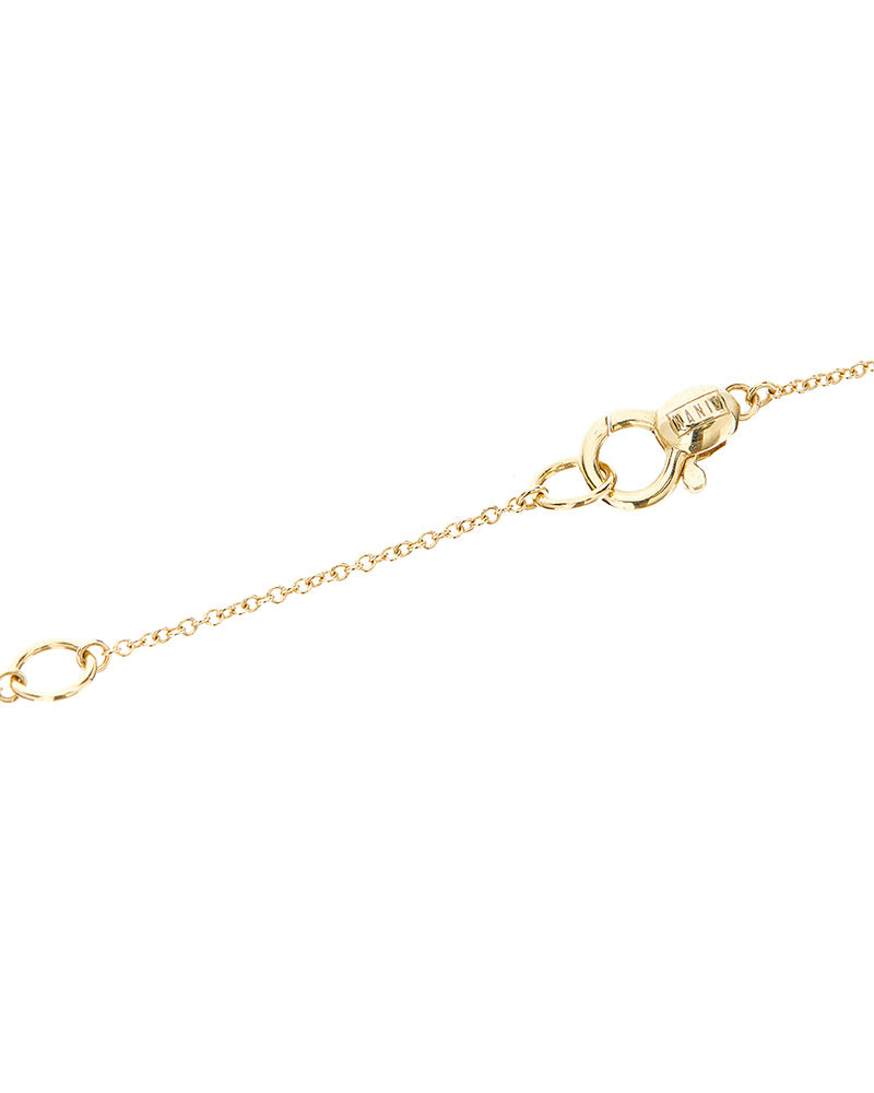 "tourmalines" gold, diamonds and pink tourmaline necklace (small pendant) 