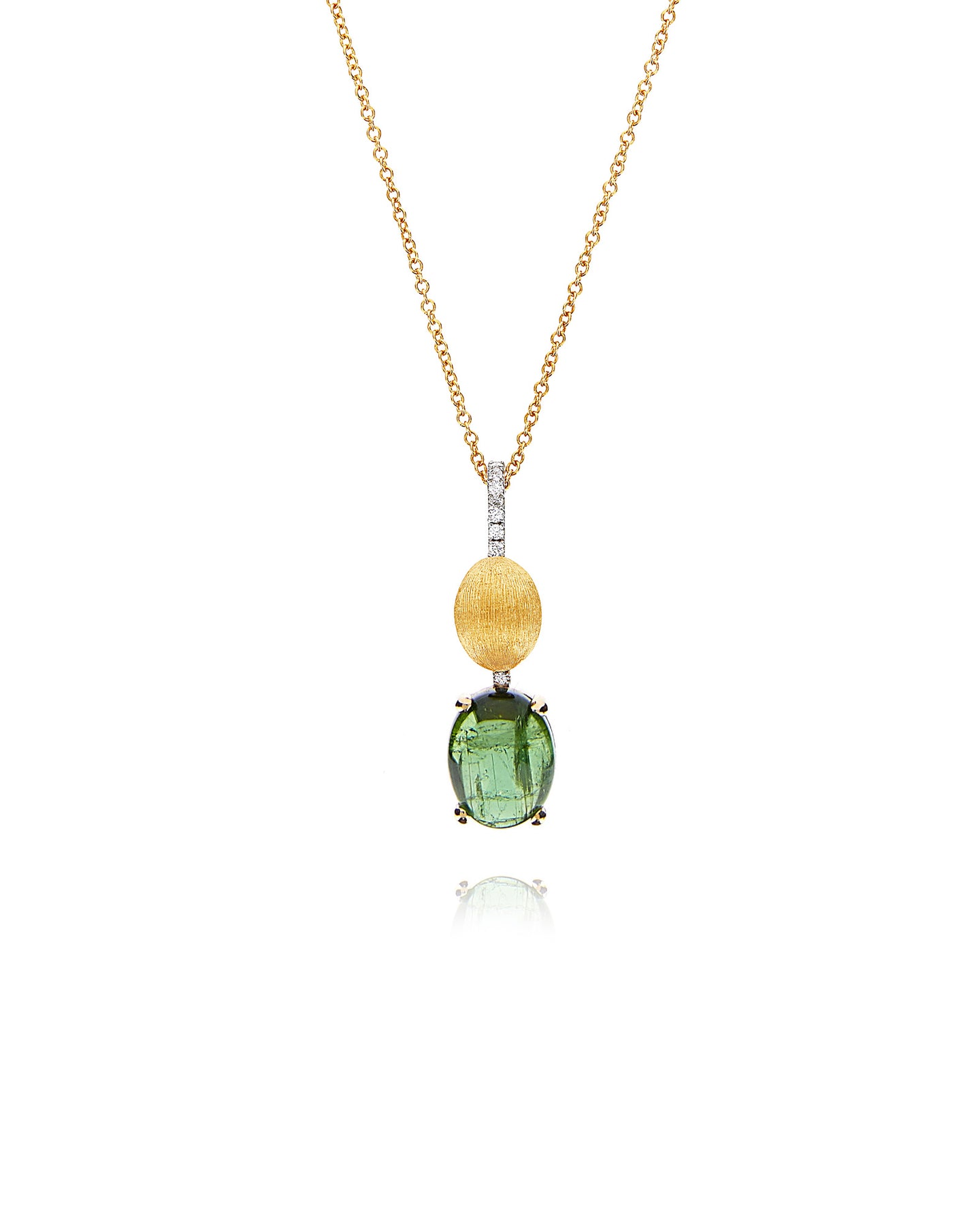 Nanis Collana "DANCING TOURMALINES" pendente con ciondolo in oro, diamanti e – Nanis Italian Jewels