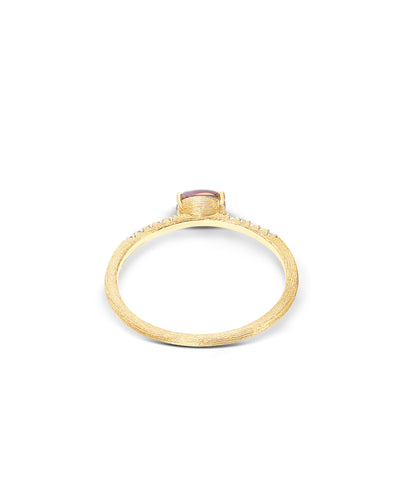 "tourmalines" gold, diamonds and pink tourmaline ring (small)