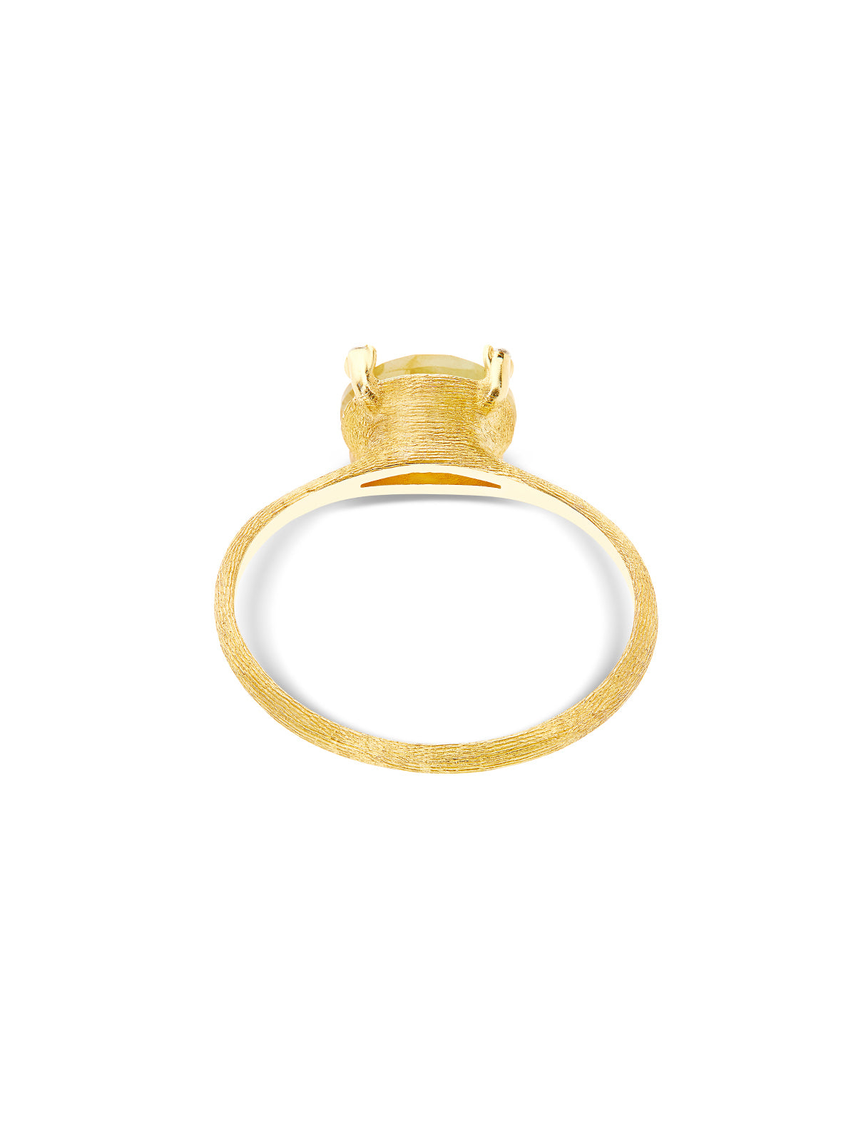 Anello "IPANEMA" in oro, zaffiro e dettagli di diamanti