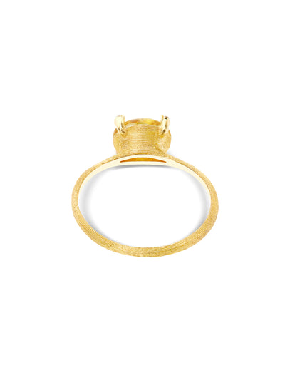 "ipanema" gold, citrine quartz and diamonds ring 