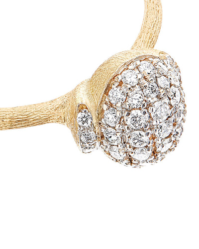 "élite" diamonds pavé and gold engagement ring