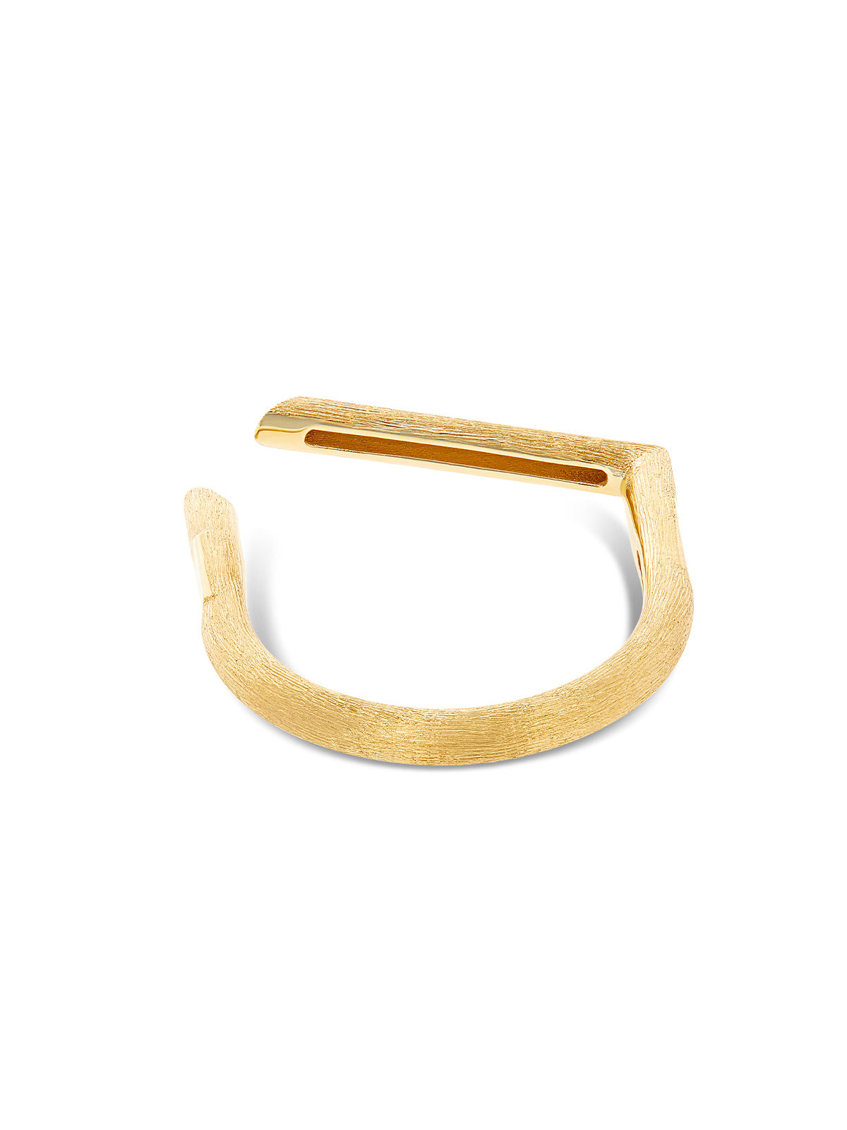 "libera" gold and diamonds opened look ring 