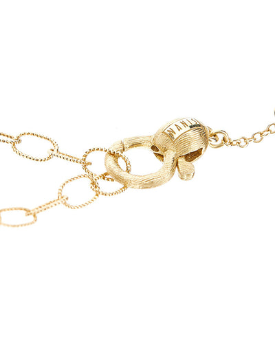 Bracciale "soffio" con boules in oro