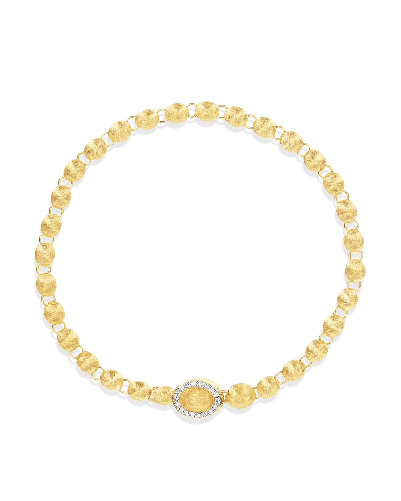 Bracciale "IVY" slim in oro e diamanti