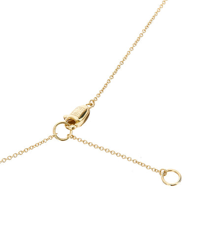 "élite" gold and diamonds accent tiny necklace